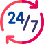 24/7 Chat Support